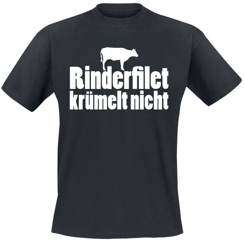 Food Rinderfilet krümelt nicht T-Shirt schwarz in XL von Food