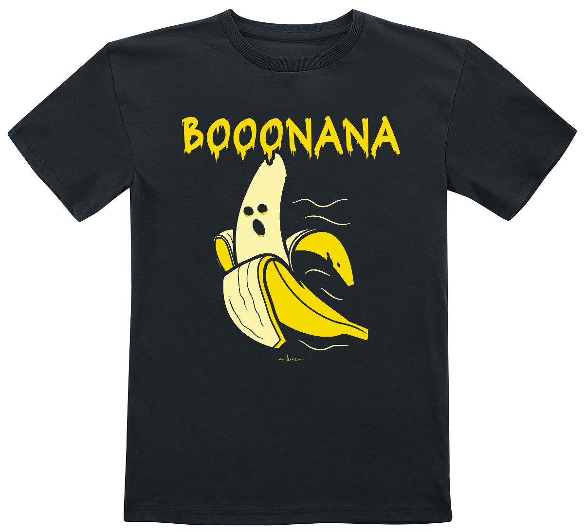 Food T-Shirt - Boonana - 104 bis 164 - Größe 128 - schwarz von Food