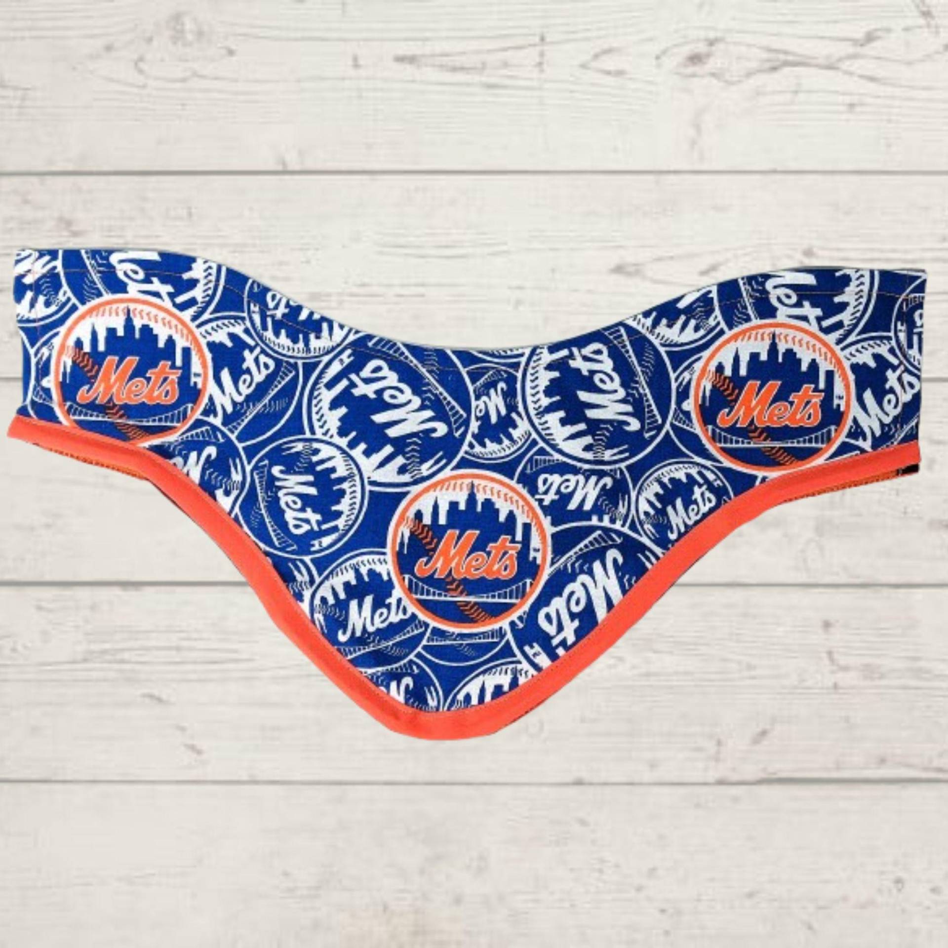 Mets Thyroid Shield Cover, Sport Bleischild, Blauer Und Oranger Baumwollstoff, Xray Tech Accessory, Scrub Techs, Vet Techs Mets Thyroid Shield Cover, Sport Bleischild, Blauer Und Oranger Baumwollstoff, Xray Tech Accessory, Scrub Techs, Vet Techs von FoodFunScrubHats
