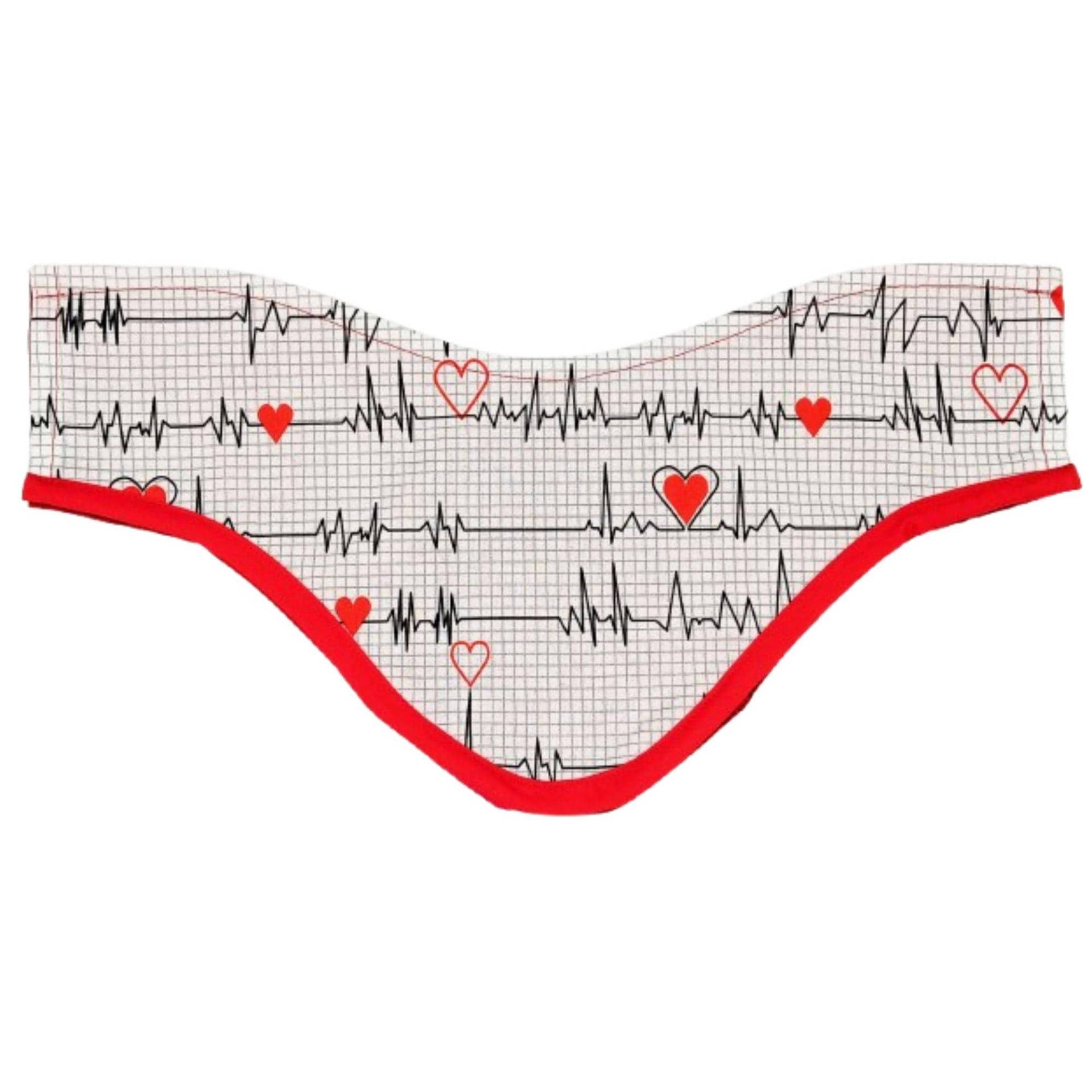 Schilddrüsen Schild, Nackenschutz, Ekg Auf Weiß, Herz Blei Schild Abdeckung, Cath Lab Zubehör, Baumwollstoff, Herzschlag Zubehör Schilddrüsen Schild, Nackenschutz, Ekg Auf Weiß, Herz Blei Schild Abdeckung, Cath Lab Zubehör, Baumwollstoff, Herzschlag Zubehör von FoodFunScrubHats