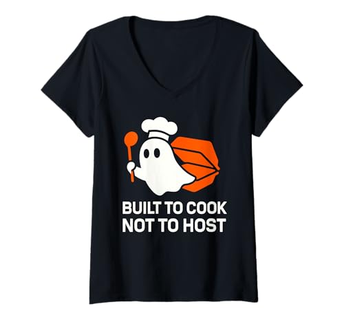 Damen Ghost Kitchen Virtuelles Restaurant Cloud Chef Kitchen Hustle T-Shirt mit V-Ausschnitt Damen Ghost Kitchen Virtuelles Restaurant Cloud Chef Kitchen Hustle T-Shirt mit V-Ausschnitt von Foodpreneur Delivery-Only Online Restaurant