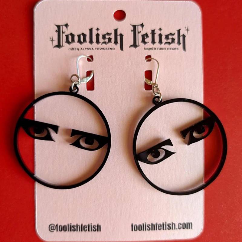 Siouxsie & The Banshees Auge Creolen von FoolishFetish