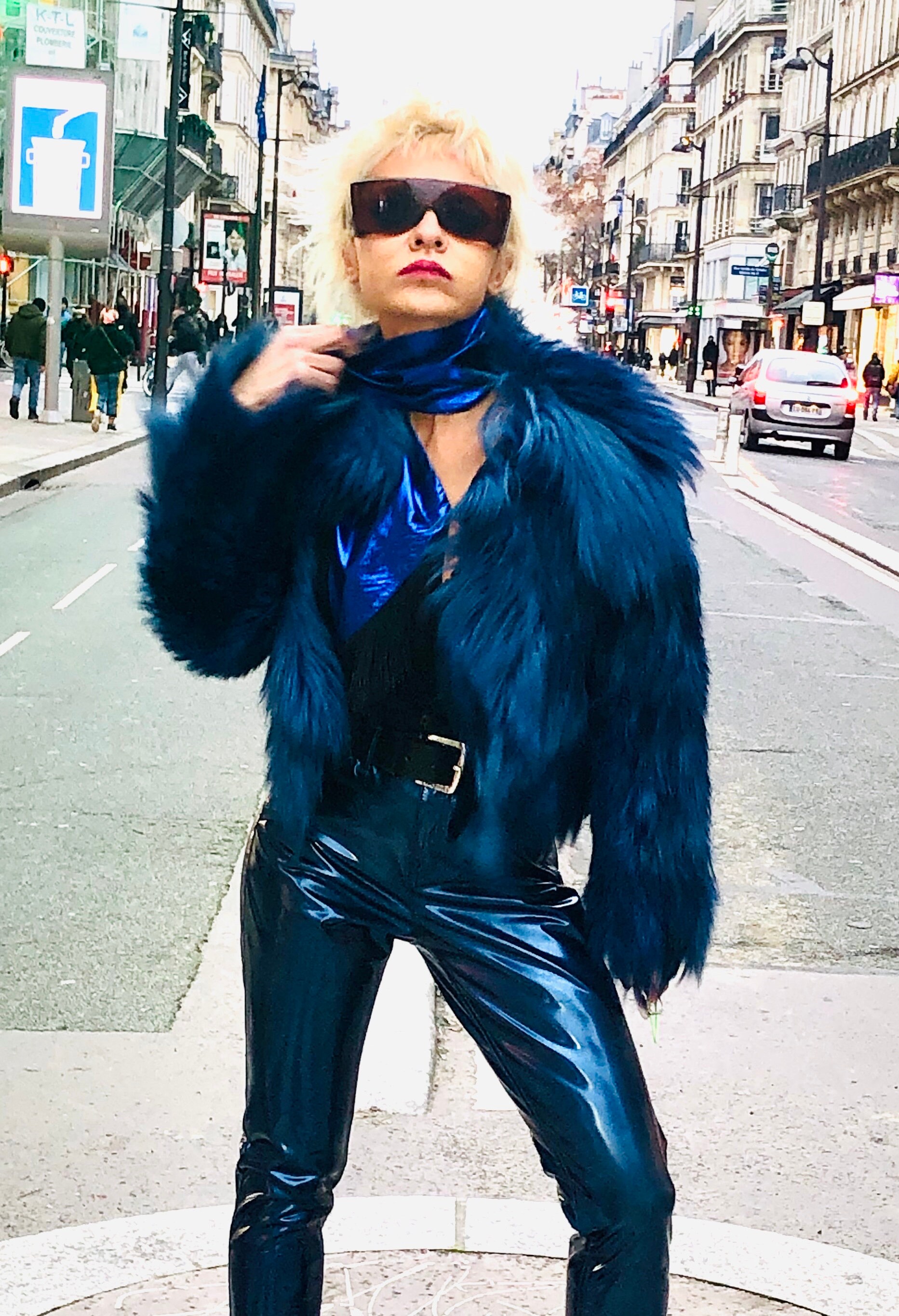 Electric Blue Schal Electric Blue Schal von FoolishParis