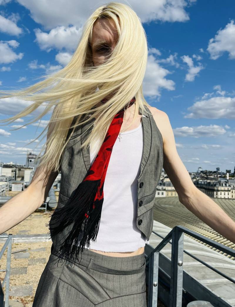 Willst Du Tanzen? Roter Schal von FoolishParis