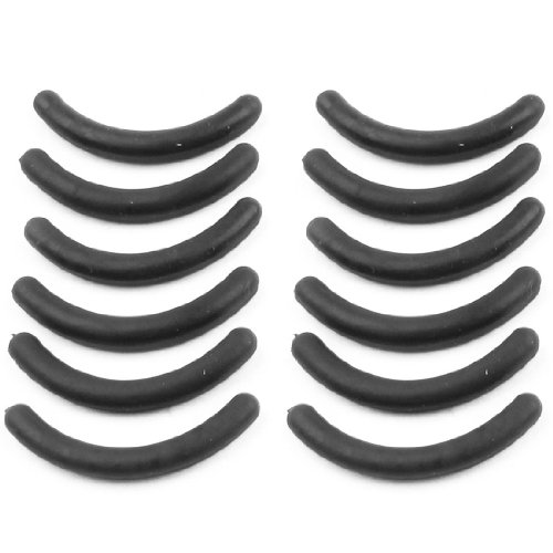 Foollusiie 12 Stuecke aus schwarzem Gummi-Verfassungs-Werkzeug-Wimpernzange Ersatzkissen fuer Frauen Foollusiie 12 Stuecke aus schwarzem Gummi-Verfassungs-Werkzeug-Wimpernzange Ersatzkissen fuer Frauen von Foollusiie
