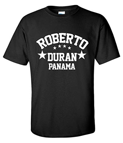 Roberto Duran Panama Champion Herren-T-Shirt für Boxtraining - Schwarz - XX-Large Roberto Duran Panama Champion Herren-T-Shirt für Boxtraining - Schwarz - XX-Large von Fools Gold T-shirts
