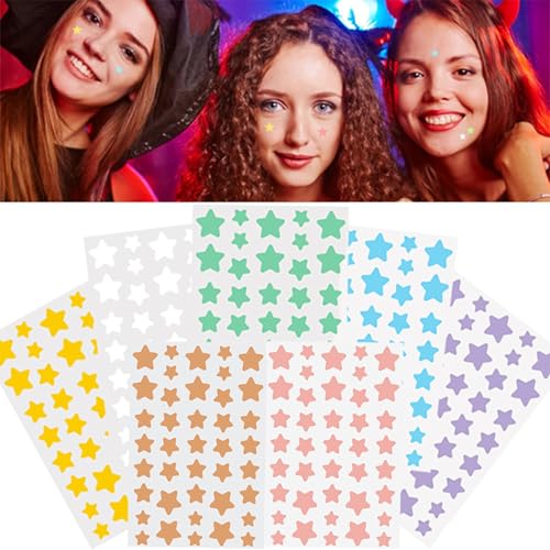 560 Stück Sternförmiges Pimple Patches, Bunte Sterne Hydrokolloid Pflaster, Wasserdicht&Atmungsaktiv Pickel Patch Unsichtbare, Natürliche Patch mit Salicylsäure Teebaumöl 560 Stück Sternförmiges Pimple Patches, Bunte Sterne Hydrokolloid Pflaster, Wasserdicht&Atmungsaktiv Pickel Patch Unsichtbare, Natürliche Patch mit Salicylsäure Teebaumöl von Foonary