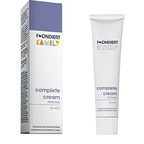 FOONDIERT ® Complete Cream Naturkosmetik - Reichhaltige Pflege Creme für Gesicht und Körper für hochempfindliche Haut - Parfümfrei und Hypoallergen - Für die ganze Familie von Foondiert