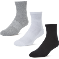 Foot Locker 3 Pack Active Dry Quarter Unisex Socken - Grau - Größe 27-34 von Foot Locker