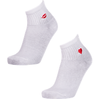 Foot Locker Quarter Unisex Socken - Weiß - Größe 39 - 42 - Baumwolle von Foot Locker