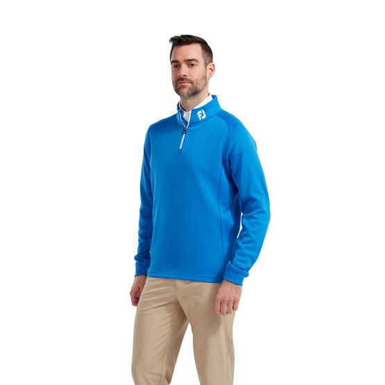 FootJoy CHILL OUT PULLOVER Stretch Midlayer royal von FootJoy