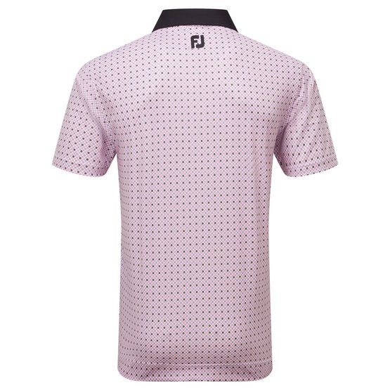 FootJoy Circle Print Halbarm Polo lila von FootJoy