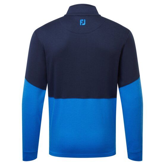 FootJoy Colour Block Full Zip Stretch Jacke blau von FootJoy