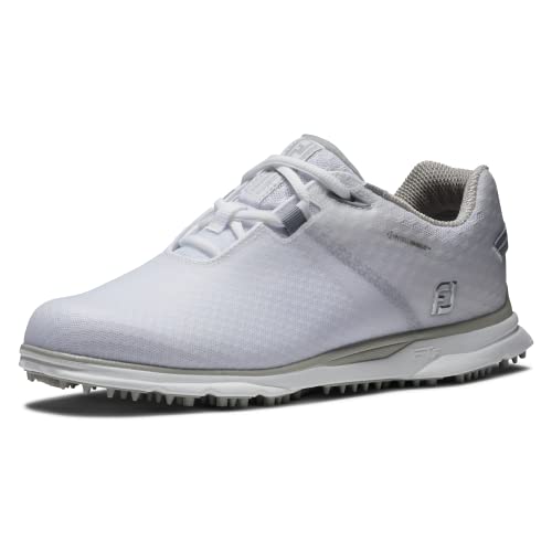 FootJoy Damen Pro|sl Sport Golfschuh, Weiß/Hellgrau, 38.5 EU von FootJoy