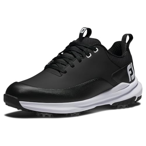 FootJoy Damen Tour Rival Golfschuh, Schwarz, 39 EU Weit von FootJoy