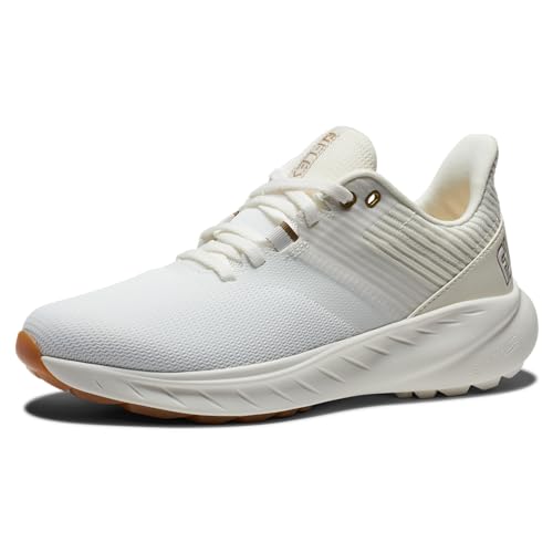FootJoy Flex Damen Golfschuh, White Beige Beige, 36.5 EU FootJoy Flex Damen Golfschuh, White Beige Beige, 36.5 EU von FootJoy