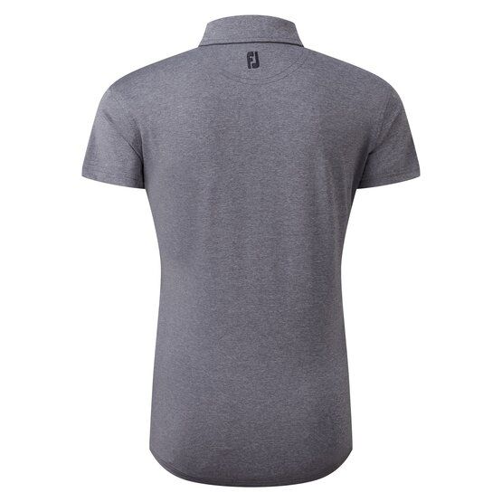 FootJoy Heather Self-Collar Halbarm Polo navy von FootJoy