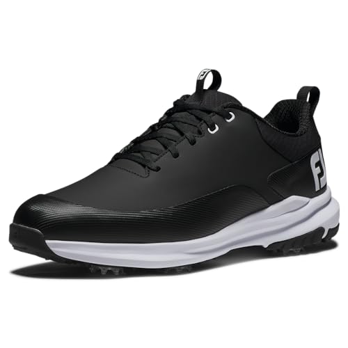 FootJoy Herren Fj Tour Rival Golfschuh, Schwarz Schwarz Weiß, 42.5 EU von FootJoy