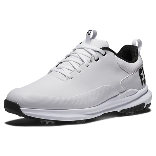 FootJoy Herren Fj Tour Rival Golfschuh, Weiß Weiß Schwarz, 42 EU von FootJoy