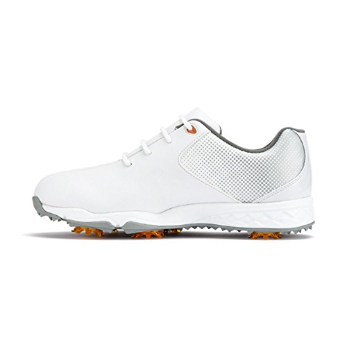 FootJoy Herren Juniors Golfschuhe, Weiß (Blanco/Plata 45002) von FootJoy