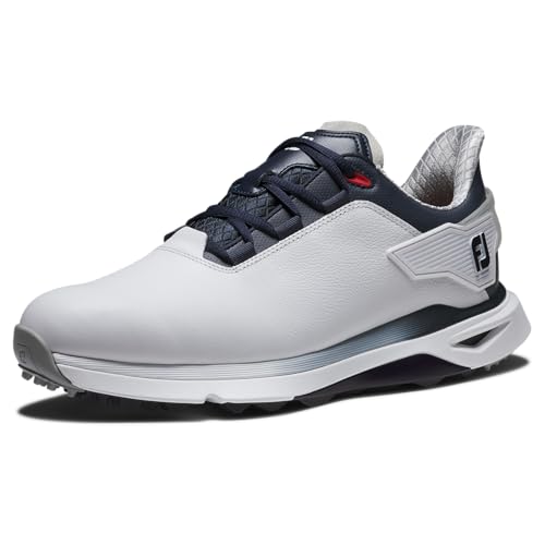 FootJoy Herren Pro/SLX Golfschuh, Farbe: Weiß/Marineblau, 42.5 EU von FootJoy