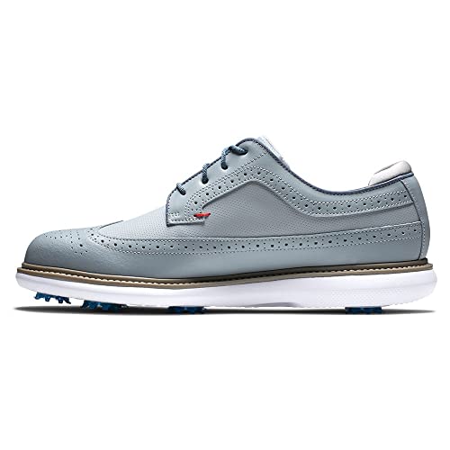 FootJoy Herren Traditions Schildspitze Golfschuh, grau von FootJoy