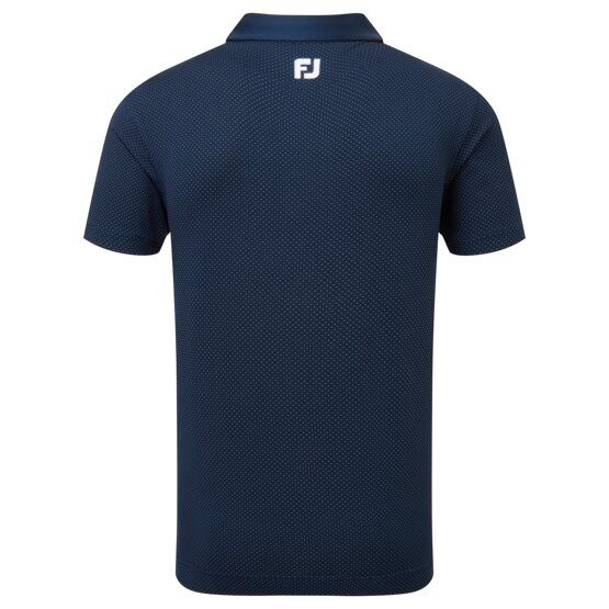 FootJoy Jacquard Dot Halbarm Polo navy von FootJoy