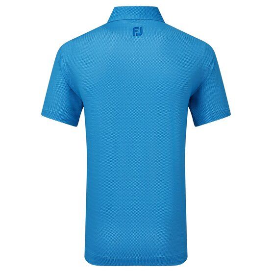 FootJoy Octagon Print Halbarm Polo türkis von FootJoy