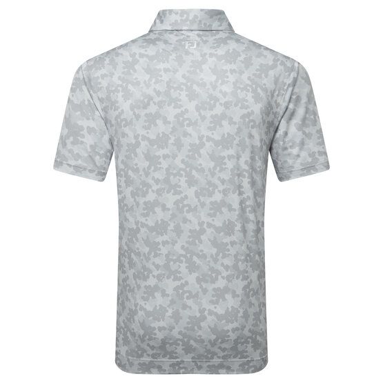 FootJoy Pop Camo Lisle Halbarm Polo grau von FootJoy