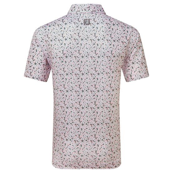 FootJoy Primrose Print Halbarm Polo grau von FootJoy