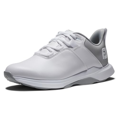 FootJoy Prolite Damen Golfschuh, Weiß/Grau, 38.5 EU Weit von FootJoy