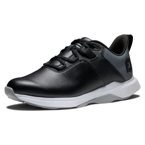 FootJoy Prolite Damen-Golfschuh im Vorjahres-Stil, schwarz / grau, 40.5 EU von FootJoy