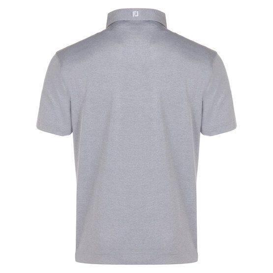 FootJoy Stretch Pique Solid Halbarm Polo grau von FootJoy