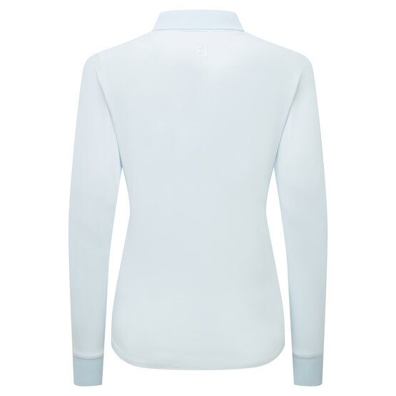 FootJoy TS L/S SHIRT Langarm Polo hellblau von FootJoy