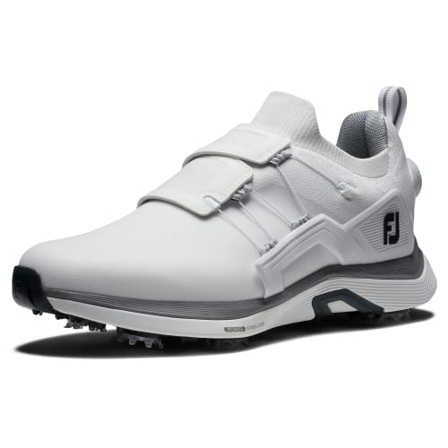 Footjoy Herren Hyperflex Golfschuh, White Black Boa, 46 EU von FootJoy