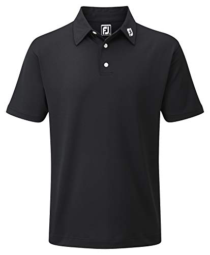 Footjoy Herren Stretch Pique Solid Poloshirt, Schwarz (Negro 91822), XXX-Large von FootJoy