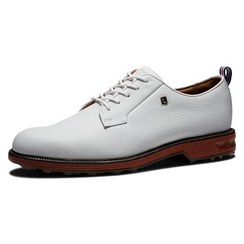 Footjoy Men's Premiere Series-Field Golf Shoe, Cool White/Brick, 11 Wide von FootJoy