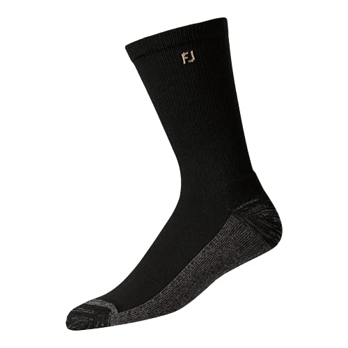 Footjoy Unisex ProDry Crew Socken, Schwarz, S (Einheitsgröße) von FootJoy