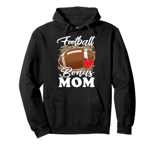 Fußball Bonus Mama Stiefmutter Stiefmutter Fußball Leopard Pullover Hoodie Fußball Bonus Mama Stiefmutter Stiefmutter Fußball Leopard Pullover Hoodie von Football Ball Bonus Mom