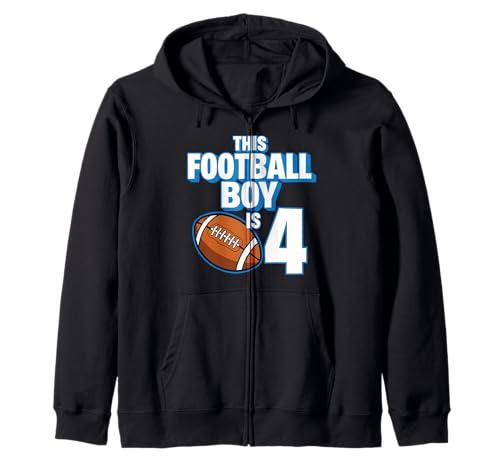 4 Jahre alt Geburtstag Fußballspieler Kinder Junge 8. Nummer Team Kapuzenjacke 4 Jahre alt Geburtstag Fußballspieler Kinder Junge 8. Nummer Team Kapuzenjacke von Football Boy Birthday Tees