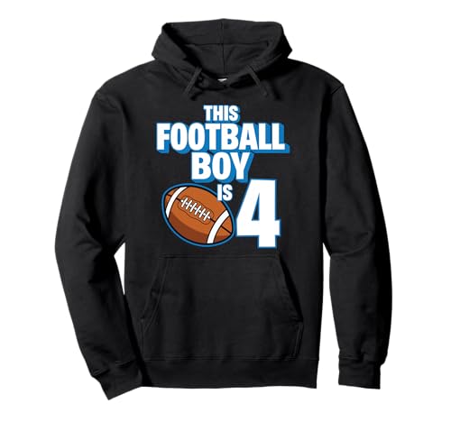 4 Jahre alt Geburtstag Fußballspieler Kinder Junge 8. Nummer Team Pullover Hoodie 4 Jahre alt Geburtstag Fußballspieler Kinder Junge 8. Nummer Team Pullover Hoodie von Football Boy Birthday Tees