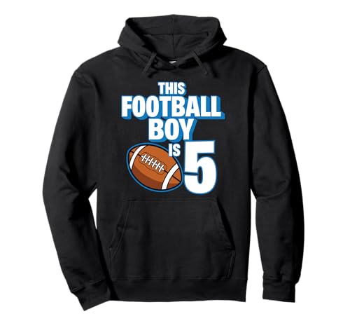 5 Jahre alt Geburtstag Fußballspieler Kinder Junge 5. Nummer Team Pullover Hoodie 5 Jahre alt Geburtstag Fußballspieler Kinder Junge 5. Nummer Team Pullover Hoodie von Football Boy Birthday Tees