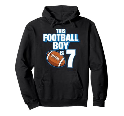 7 Jahre Alter Geburtstag Fußballspieler Kinder Junge 7. Nummer Team Pullover Hoodie 7 Jahre Alter Geburtstag Fußballspieler Kinder Junge 7. Nummer Team Pullover Hoodie von Football Boy Birthday Tees