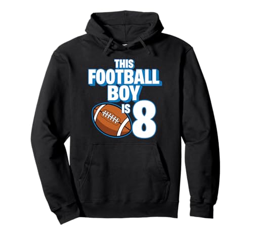 8 Jahre Alter Geburtstag Fußballspieler Kinder Junge 8. Nummer Team Pullover Hoodie 8 Jahre Alter Geburtstag Fußballspieler Kinder Junge 8. Nummer Team Pullover Hoodie von Football Boy Birthday Tees