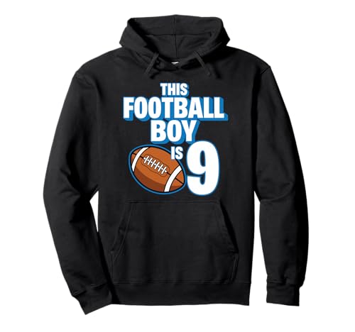 9 Jahre Alter Geburtstag Fußballspieler Kinder Junge 9. Nummer Team Pullover Hoodie 9 Jahre Alter Geburtstag Fußballspieler Kinder Junge 9. Nummer Team Pullover Hoodie von Football Boy Birthday Tees