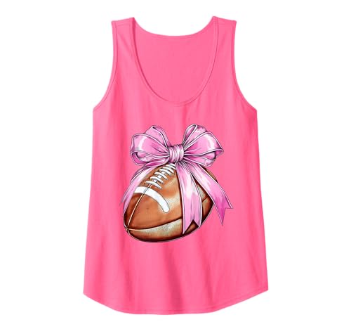Kokette Schleife Fußballspieler Mama Muttertag Mädchen Schwester Tank Top Kokette Schleife Fußballspieler Mama Muttertag Mädchen Schwester Tank Top von Football Coquette Aesthetic Girl Women Clothing