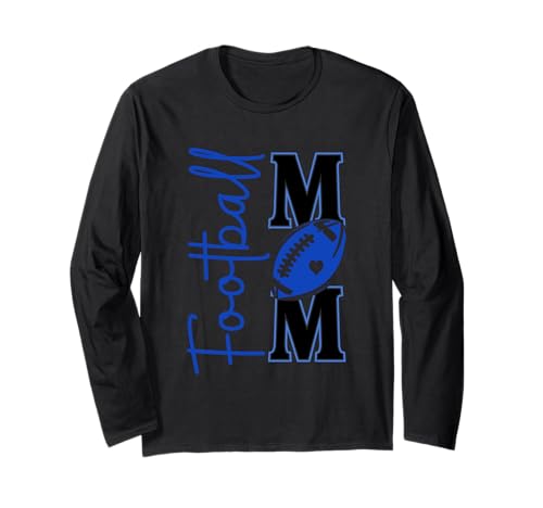 Fußball Mama Liebe Herz Grafiktext Langarmshirt Fußball Mama Liebe Herz Grafiktext Langarmshirt von Football Enthusiast Mothers Connection