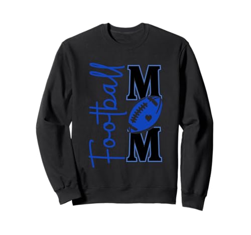 Fußball Mama Liebe Herz Grafiktext Sweatshirt von Football Enthusiast Mothers Connection