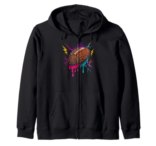 Fußball Drip Football Player Cool Teen Boys Football Drip Kapuzenjacke Fußball Drip Football Player Cool Teen Boys Football Drip Kapuzenjacke von Football Fanatic Co.