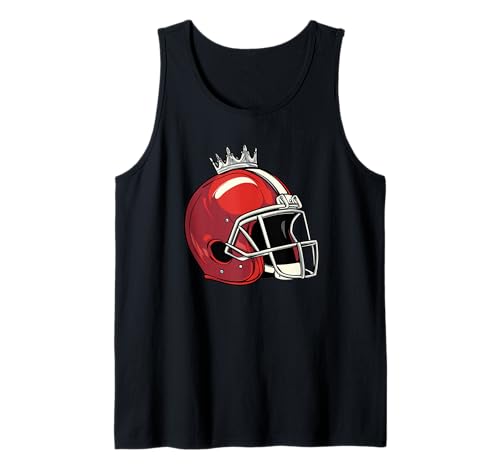 Fußball Krone König Kostüm für Jungen und Mädchen Tank Top Fußball Krone König Kostüm für Jungen und Mädchen Tank Top von Football Helmet